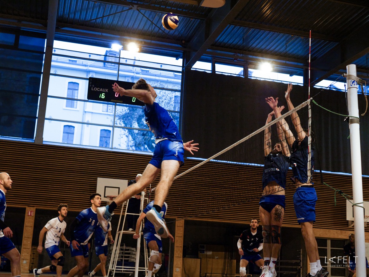 photographie pour l'equipe nationale du club annecy volley ball