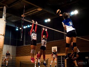 photographie sportive pour l'equipe de volley ball annecy feminine en pré nationale by lafelt