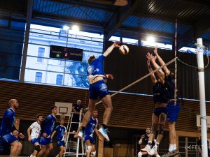 photographie sportive pour l'equipe de volley ball annecy masculine en nationale by lafelt