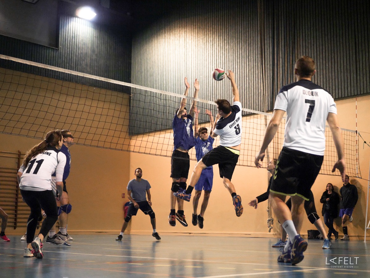 photographie sportive équipe 5 annecy volley ball