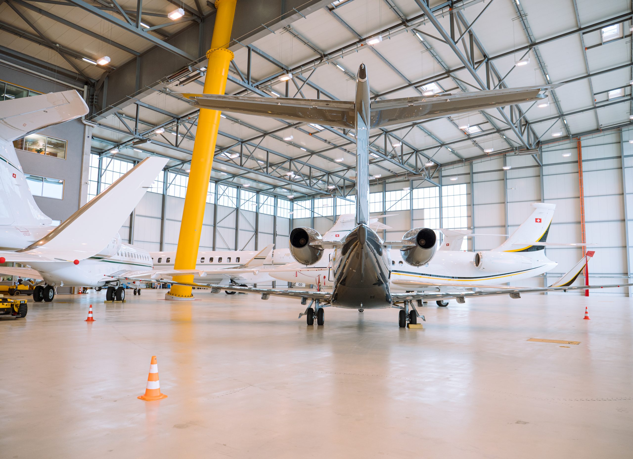 geneva air park hangar pour jet privé à geneve