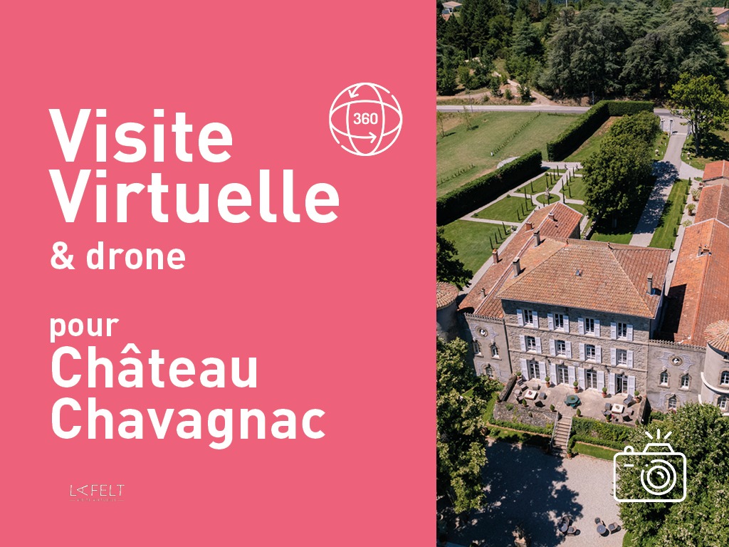 visite virtuelle & drone du château chavagnac