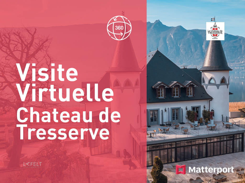 visite virtuelle 3D du chateau de Tresserve à Aix-Les-Bains
