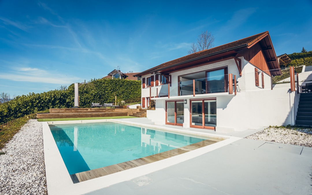 Photographie immobilière maison prestige Tresserve à Aix-Les-Bains